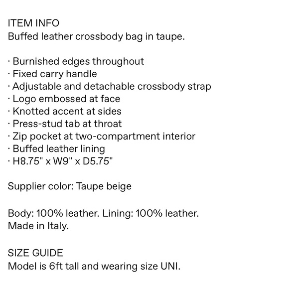 Acne Studios Musubi Mini Taupe - Picture 11 of 12